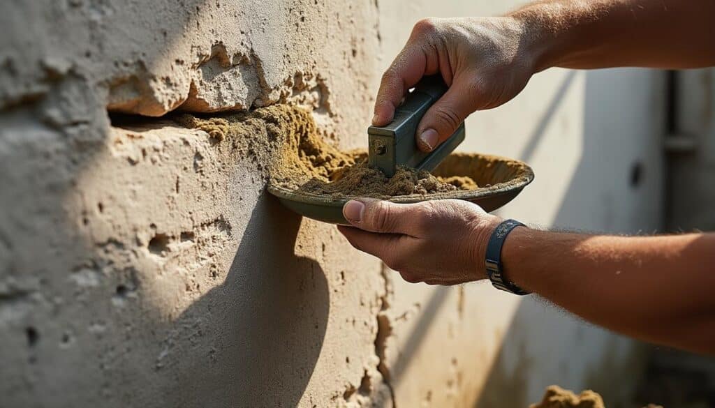 Astuces pour la réparation des fissures à la truelle en maçonnerie