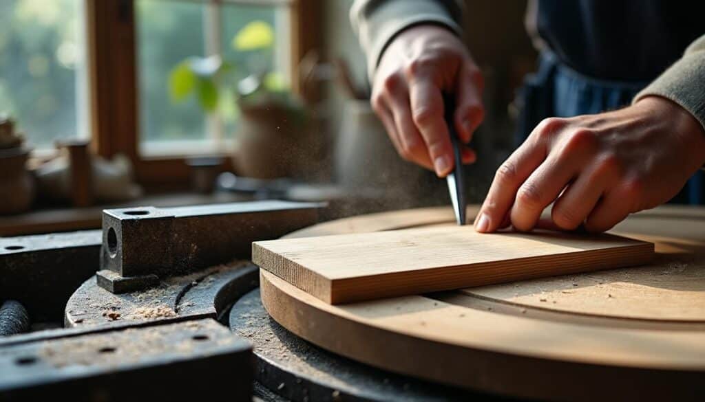 Chariot de coupe pour scie sur table : précision et sécurité optimales
