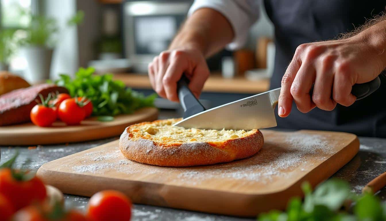 Illustration: Les usages précis du couteau scie dans les préparations culinaires