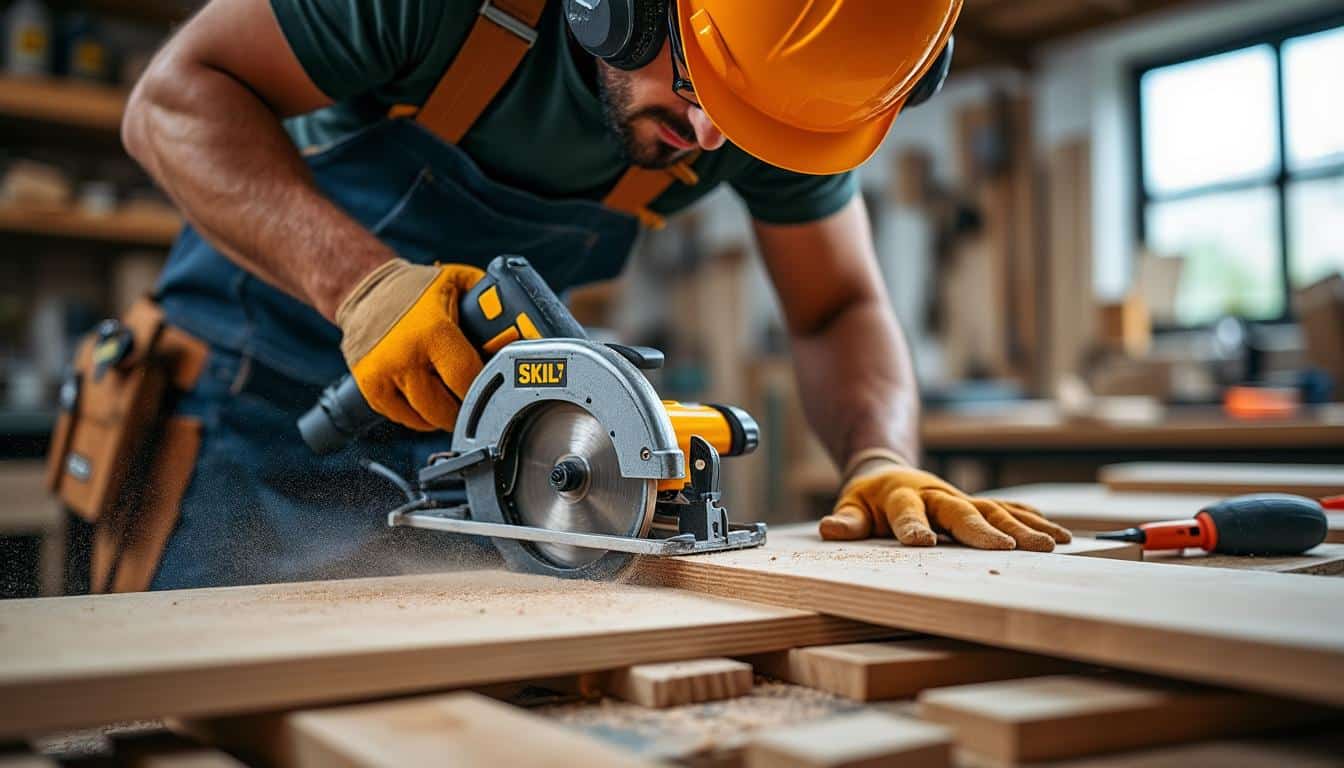 Illustration: Maîtriser les fonctions et l’utilisation pratique de la scie circulaire Skil Saw