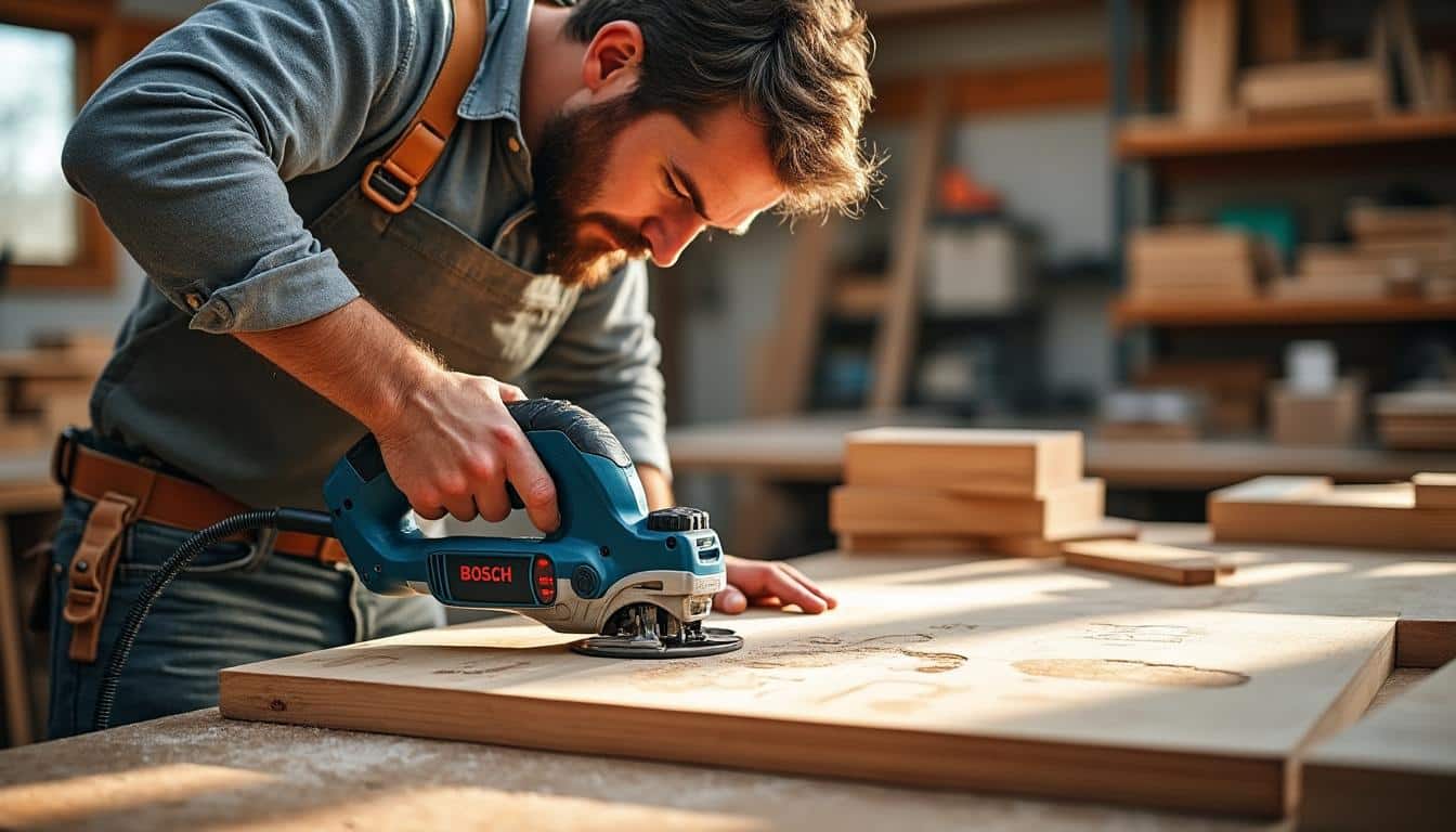 Illustration: Pourquoi opter pour une scie plongeante Bosch pour des découpes précises ?