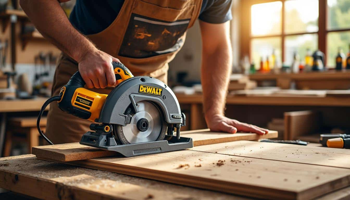 Illustration: Quelles sont les caractéristiques techniques clés d’une scie sauteuse Dewalt filaire ?