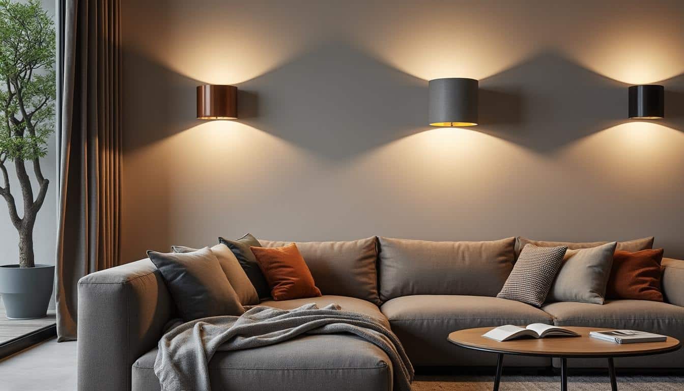 Illustration: Explorer les types et modèles d’appliques murales pour sublimer votre salon