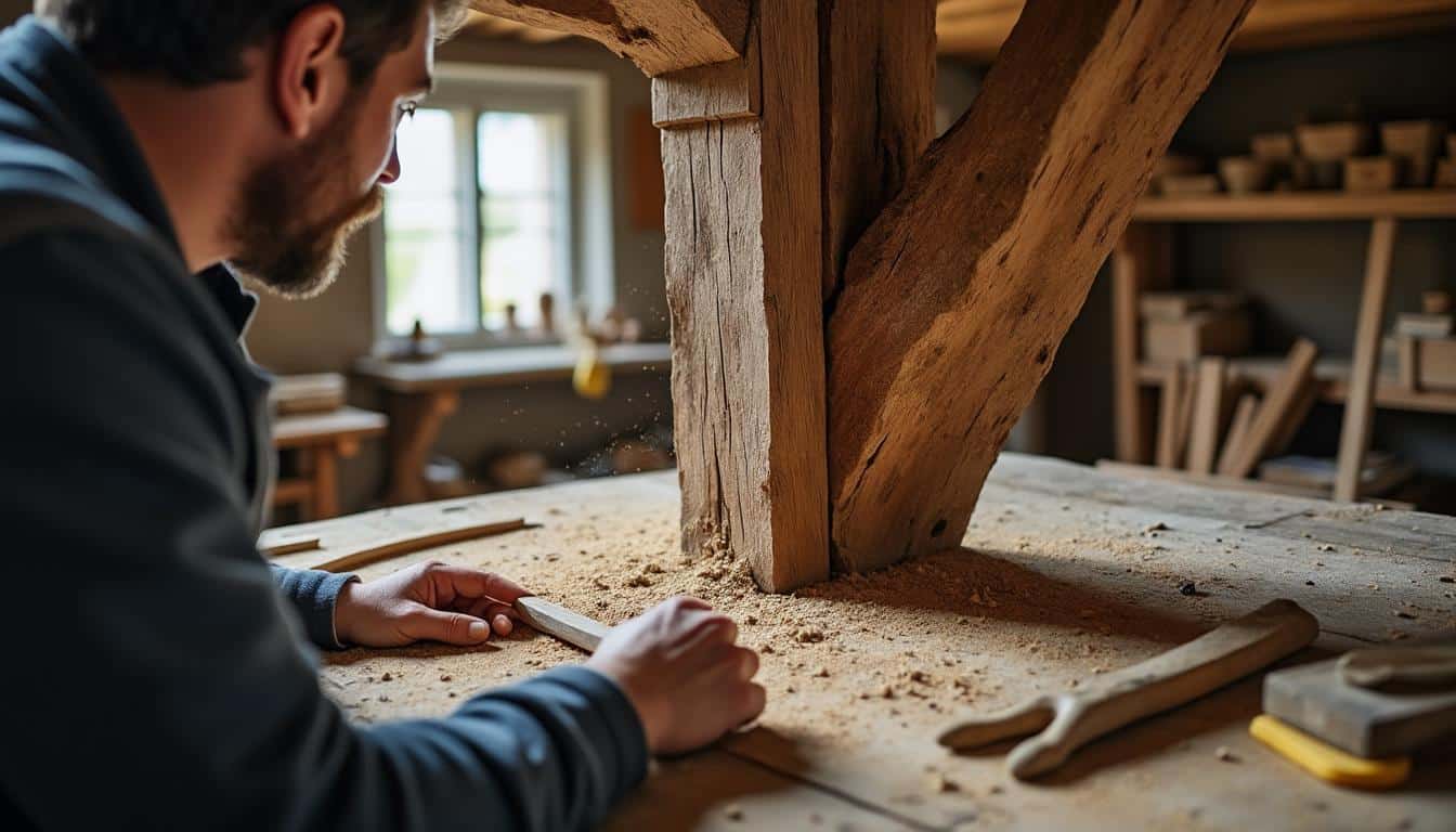 Illustration: Comprendre le rôle essentiel du chevêtre dans la structure de la toiture