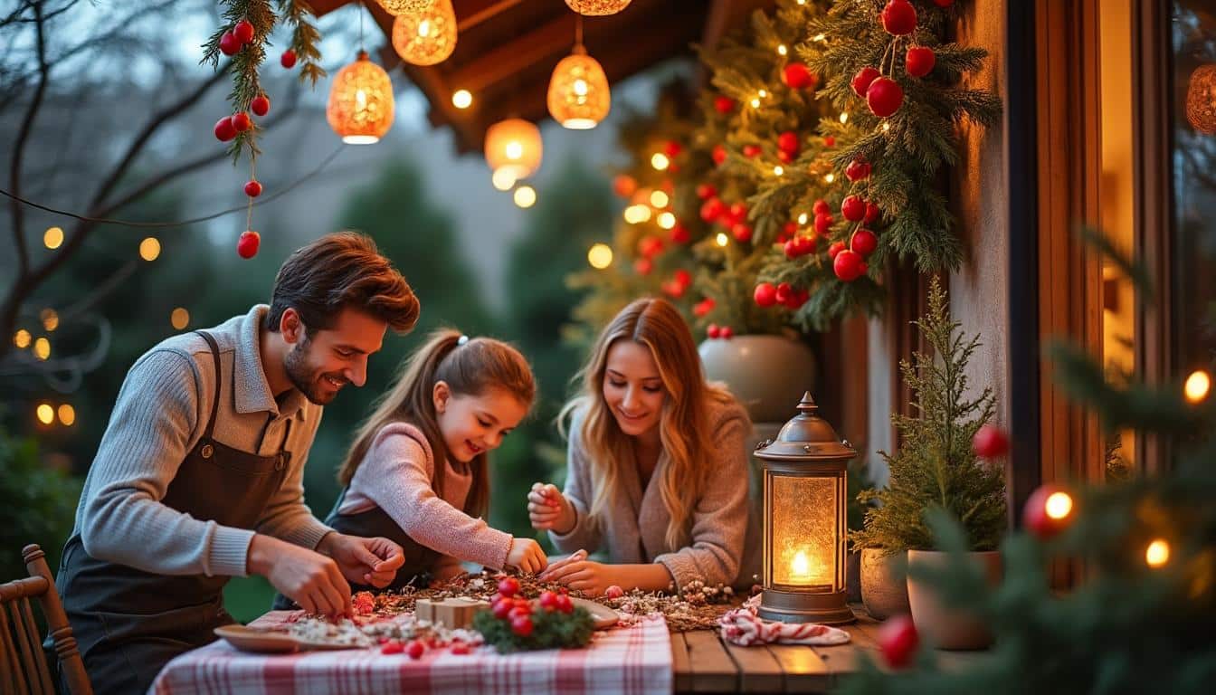 Illustration: Idées créatives pour décorer joliment l’extérieur à Noël