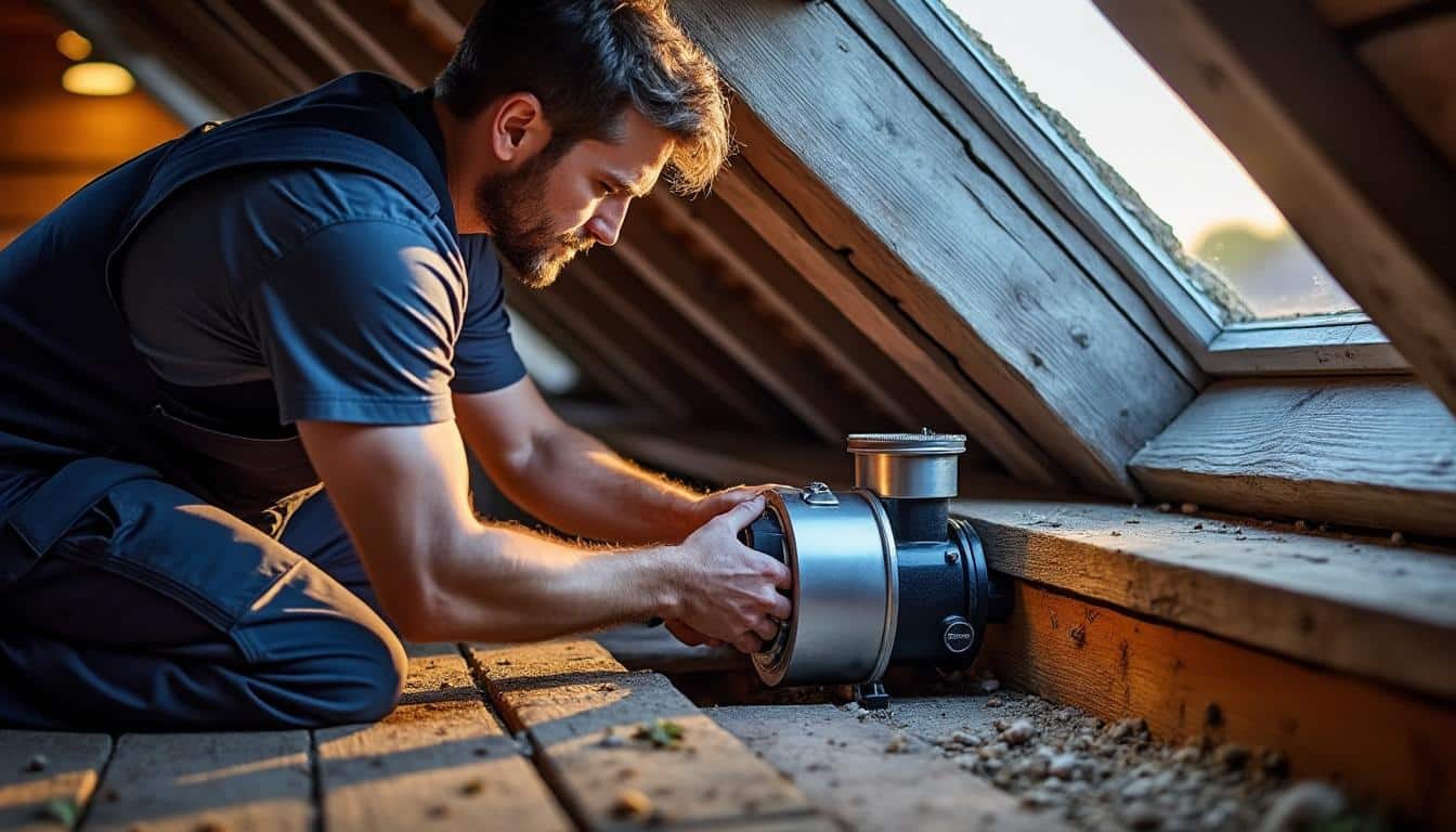 Illustration: Comprendre le fonctionnement d’une pompe à chaleur installée sous la toiture