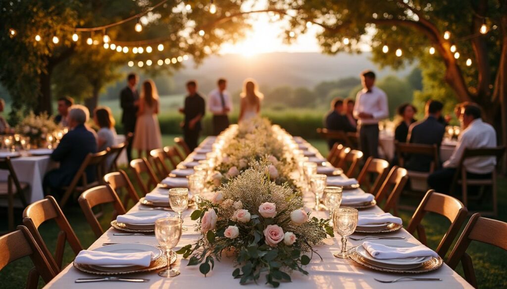 Décoration extérieure de mariage : idées et conseils pour un cadre enchanteur