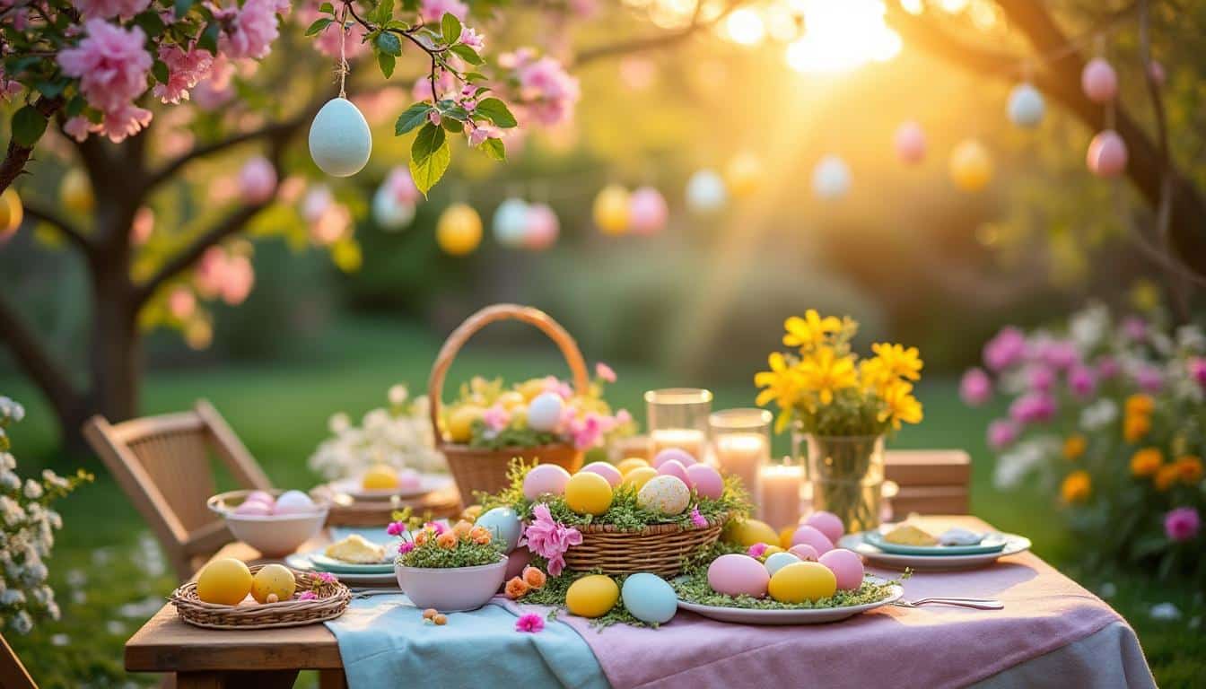 Illustration: Comment créer une ambiance extérieure printanière et festive pour Pâques