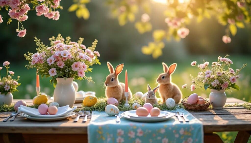 Décoration de Pâques à l’extérieur : idées printanières et festives