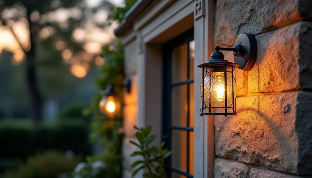 Luminaire extérieur applique murale : style et sécurité pour vos murs