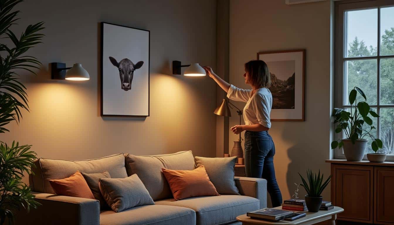 Illustration: Pourquoi opter pour une lampe murale fonctionnant avec des piles ?