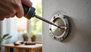 Scie cloche pour prise électrique : guide pour un perçage précis
