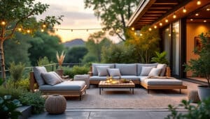 Terrasse de jardin moderne : astuces pour un aménagement design et naturel