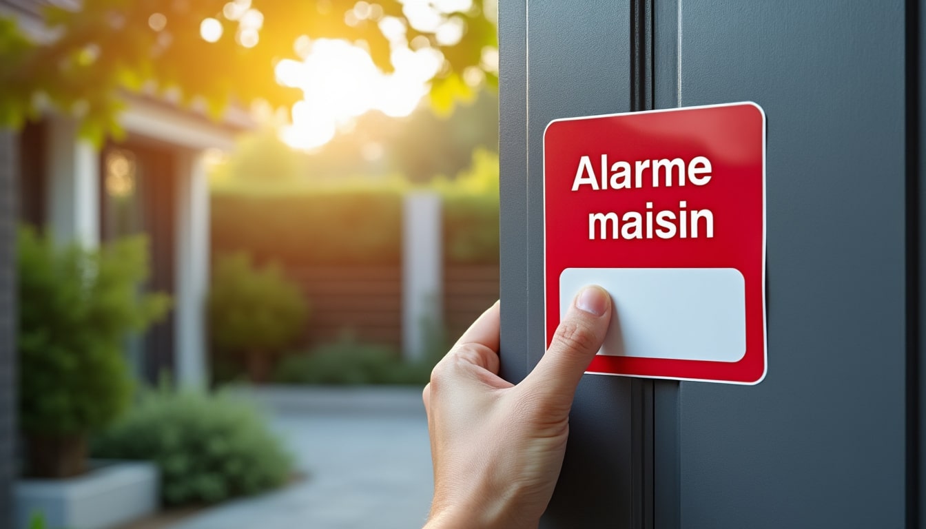 Illustration: Pourquoi choisir un autocollant d’alarme pour protéger sa propriété ?