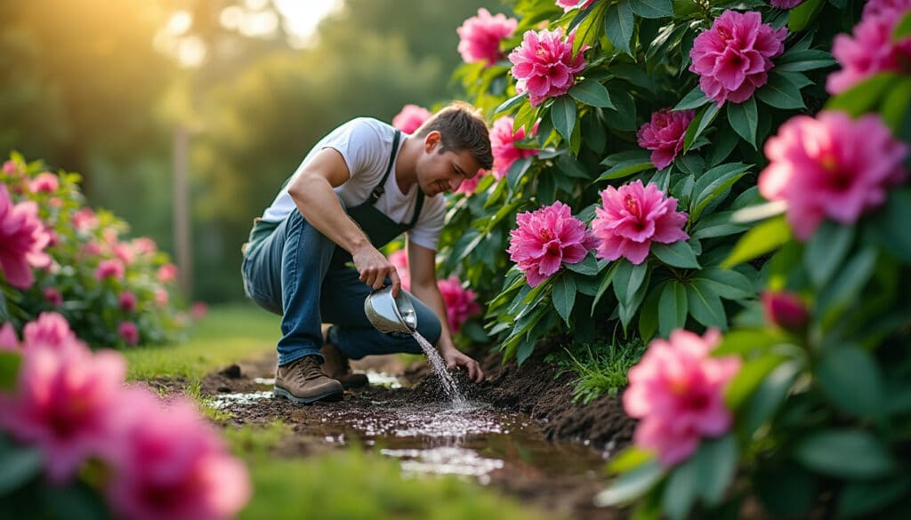 Engrais pour rhododendrons : booster santé et floraison