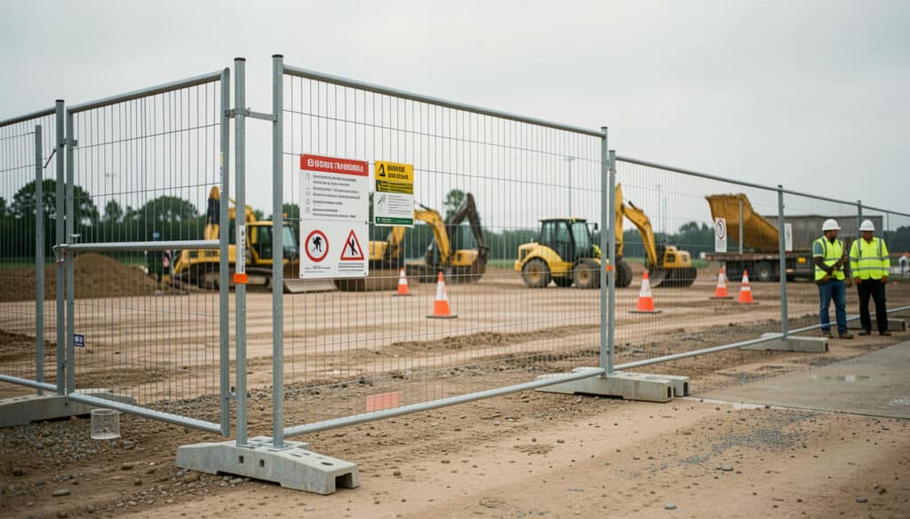 Clôture de chantier : bien choisir et sécuriser le site