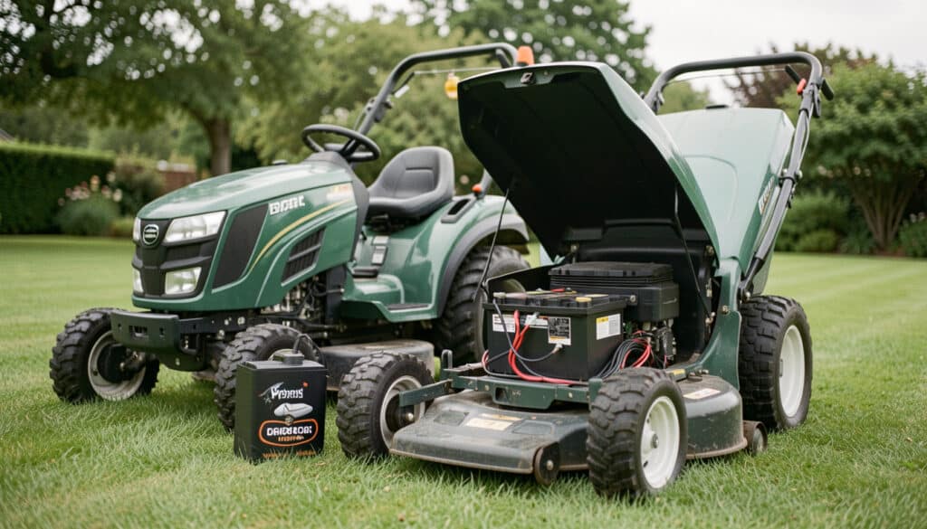 Bien choisir la batterie d’un tracteur tondeuse